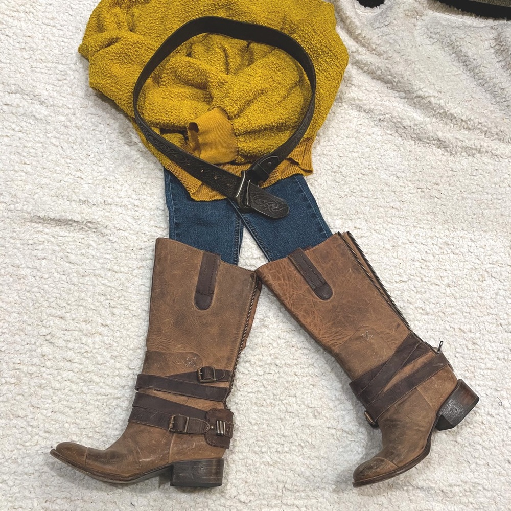 Freebird Dakota 6 distressed boots